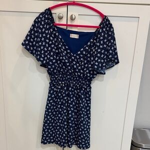 Altar'd State Navy Floral Dress